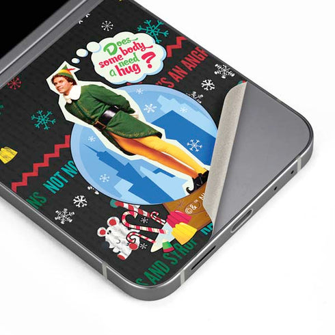 Elf Does Someone Need a Hug Galaxy Z Flip6 Skin